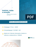 Consciência, Memória, Instinto, Razão e Emoção: Profa Ms. Janaína Gonçalves Dos Santos