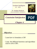 Chapter 4 - Constraint Satisfaction Problems