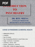 Introduction To Psychiatry by Dr. Tushar Jagawat