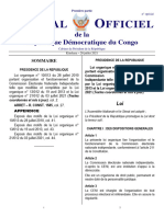 J.O. N° Spécial Du 20 Juillet 2021 - CENI - TEXTES COORDONNES