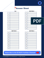 IELTS Listening Answer Sheet Practice Questions v3