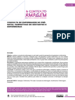 Consulta de Enfermagem No Pré-Natal: Narrativas de Gestantes E Enfermeiras