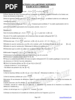 Logarithmes EXOSCORRIGESplanche 2