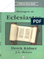 A Mensagem de Eclesiastes - Derek Kidner-1