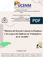 Historia Del Derecho Laboral en Honduras.