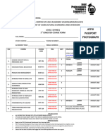 Course Form For 1ST Semester (300L) Missing Department