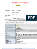 (S) Sample Loi Mytra Global Sdn. BHD