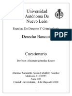 D. Bancario Cuestionario