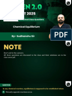 Chemical Equilibrium - Combined Class Question Notes (Only PDF) - Yakeen NEET 2.0 2025 (Alpha)