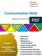 Chapter 1. Foundations of Human Communication