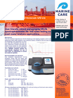 Leaflet Caretech Spectrophotometer UV Vis SmartLog