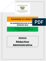 Support de Cours Redaction Administrative