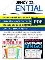 Multiplication Charts Tables