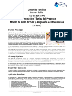 GenSol Temario ISO 15226-1999 Documentación Tecnica Del Producto Modelo de Ciclo de Vida 16 Horas