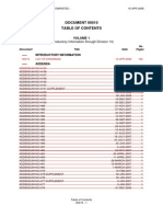 CSI Spec Contents