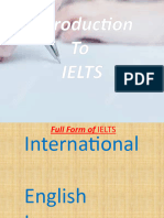 Presentation of IELTS