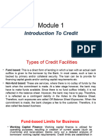 Introduction To Credit