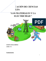 LOS MATERIALES Y LA ELECTRICIDAD 4a Esc 12