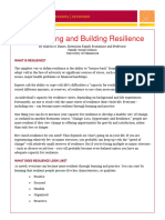 Understanding and Building Resilience FINAL