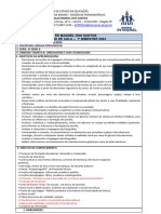 PLANO DE AULA - LP - 1 Série A - 4º Bim. Aulas 21 A 28