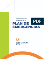 Lineamientos para La Creacion de Un Plan de Emergencias DC Rio Negro