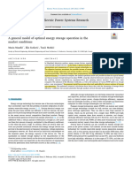 A General Model of Optimal Energy Storage Operation in The Market Conditions