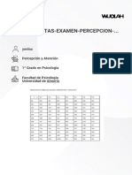 Preguntas Examen Percepcion y Atencion