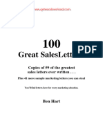 100GreatestSalesLetters Ben Hart