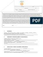 Formulario Historial Quiropractico