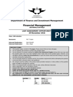 Financial Management 2016 November 29