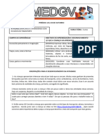 ROTEIRO DE ATIVIDADES 26 A 30 de OUTUBRO - 4 ANOS