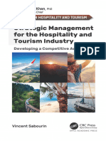 Strategic Management For The Hospitality and Tourism Industry Developing A Competitive Advantage