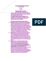 Basic Concepts of Quantitative Research