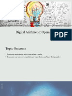 Week 3 - Digital Arithmetic