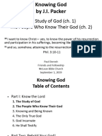 Knowing God by J.I. Packer