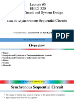 Unit 5 Asynchronous Sequential Circuits