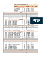 Lista de Precios Pavisa Julio 2024