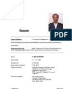 Balakannan Resume