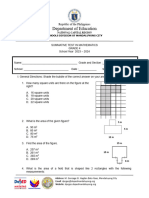 Math 4 Summative Test