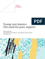 Young Care Leavers The Need For Peer Support Brittany Witnish YACVic YTiR Nov 2018