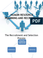 Human Resource Planning and Recruiting