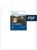 Immediate Download Ottawa Anesthesia Primer by Patrick Sullivan MD All Chapters