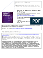 Journal of Adhesion Science and Technology