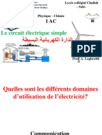 Cours 1 - Le Circuit Électrique Simple