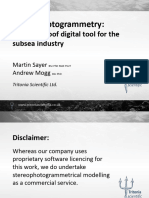 011 Stereophotogrammetry M Sayer Tritonia Scientific
