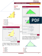 Ceprunsa I Fase 2025 Matematica: Razones Trigonométricas de Triángulos Notables