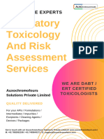 Toxicology Safety and Risk Assessment V12