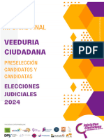 Informe Final Sobre El Proceso de Preselección de Postulantes Las Elecciones Judiciales 2024