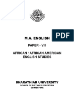 07AMAEN23 - New DP MA English - II Year African-AfricanAmericanEnglishLi 2