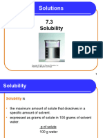 Chapter 7 Solutions: 7.3 Solubility